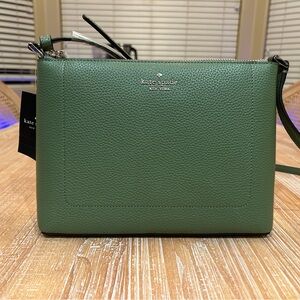 Kate Spade Green Leather Crossbody Bag